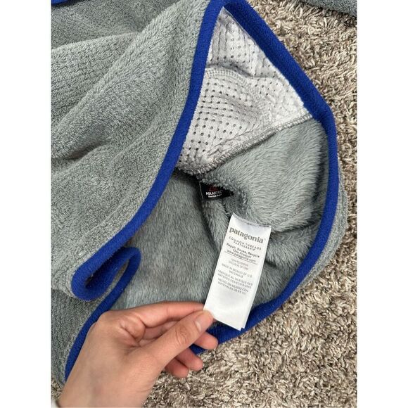 Patagonia Re-Tool Snap-T Pullover Fleece Soft Jacket  Gray/Blue Women’s Small - Picture 7 of 10